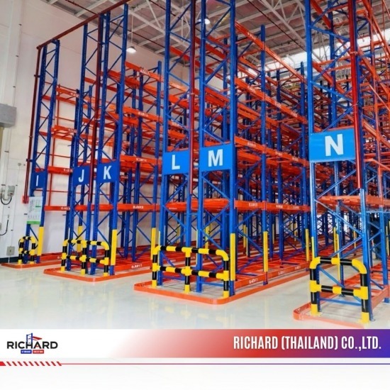 ชั้นวางพาเลท Selective Pallet Rack มาตรฐานโรงงานผลิตรับน้ำหนักสูง - ผลิตและออกแบบชั้นวางสินค้าอุตสาหกรรม - ริชาร์ด