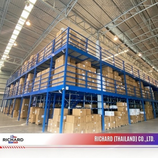 ชั้นลอยอุตสาหกรรม Mezzanine Floor - ผลิตและออกแบบชั้นวางสินค้าอุตสาหกรรม - ริชาร์ด