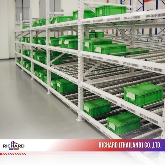 ชั้นวางระบบลูกกลิ้ง Pick Flow Rack & Pallet Flow